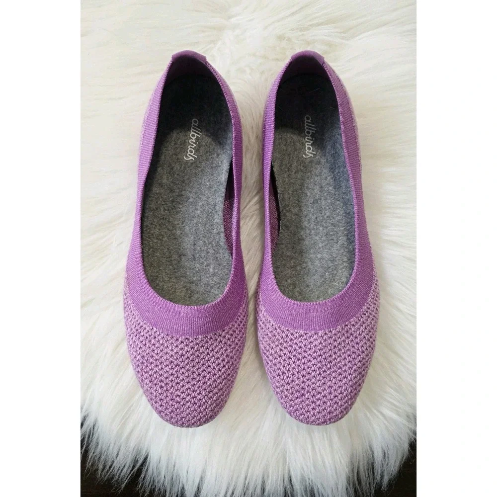 ALLBIRDS Tree Breezers Ballet Flats Purple Women's Size US 9